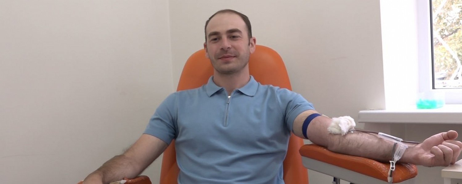 Участники программы «Герои Карачаево-Черкесии» приняли участие в донорской акции